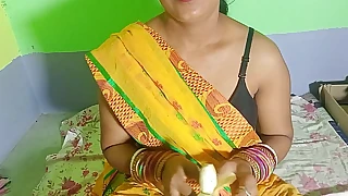Ban Bhabhi Special Banana Sex Indian XXX Porn with Clear Hindi Crooked Audio