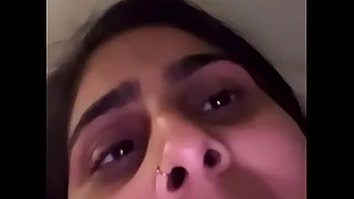 Finger licking good! Pakistani girl eating her cum