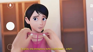 Helen & Violet Photoshoot Threesome (Animation With Sound)