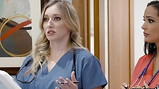Girlsway Hot Greenhorn Be keen on All over Big Knockers Has A Wet Cum-hole Thrust All over Her Masterly