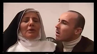 The italian nun slut does oral - il pompino della suora italiana old woman