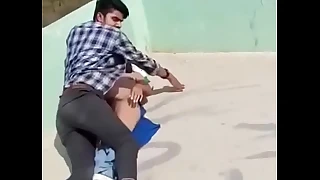 Municipal Couple caught while fucking on roof top