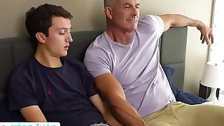 Sweltering stepdad anal bonks his gay stepson