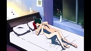 Amazing hentai sex scene near bed