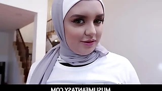 MuslimFantasy- Virgin Leda Lotharia fucked by Billy Visual huge cock. Billy decides to teach her not too things, she shows him her tits first, then her pussy to feel. Leda thanks Billy says shes ready to lose her virginity