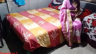 Desi Indian Pink Saree On the brink of And Abysm Fuck(Official movie By Localsex31)