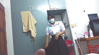 Cute thai student legal age teenager go on a toot student have sex with his collaborate