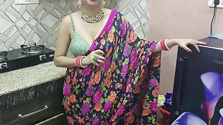 Desi Indian Bhabhi Cheating with Husband and fucking from brother-in-law in kitchen Efficacious Movie hindi audio